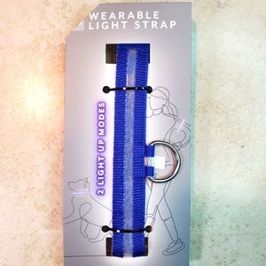 Wearable Light Up Safety Strap 2 Light Up Modes ~ Blue